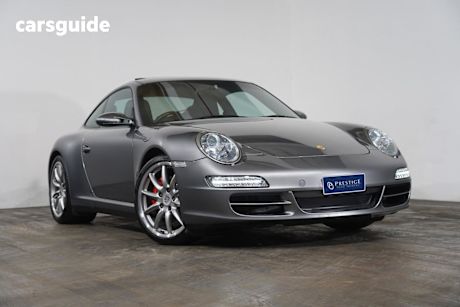Grey 2008 Porsche 911 Coupe Carrera 4 S