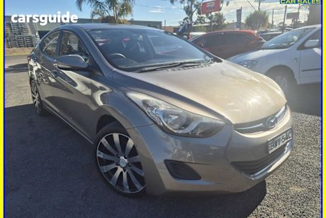 Brown 2011 Hyundai Elantra Sedan Active