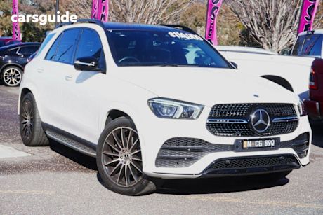 White 2022 Mercedes-Benz GLE450 Wagon 4Matic (hybrid)