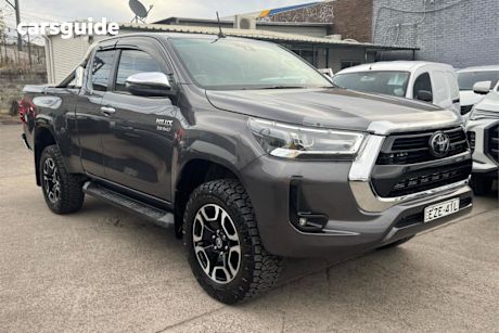Grey 2021 Toyota Hilux X Cab Pickup SR5 (4X4)