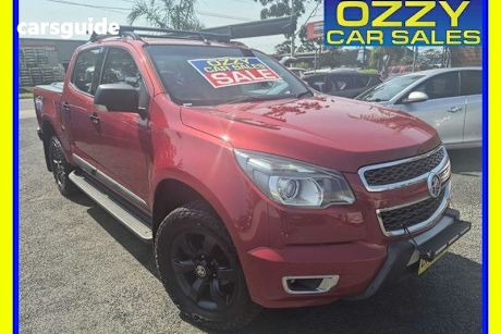 Red 2015 Holden Colorado Crew Cab Pickup Z71 (4X4)