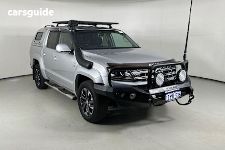 Silver 2020 Volkswagen Amarok Dual Cab Utility TDI580 Highline 4Motion
