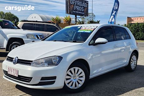 White 2013 Volkswagen Golf Hatchback 90 TSI Comfortline