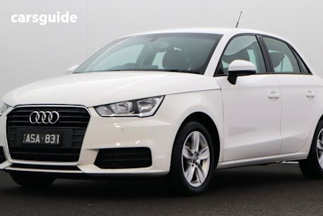 White 2017 Audi A1 Hatchback Sportback 1.0 Tfsi