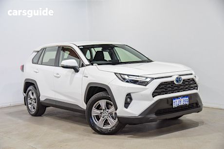 White 2024 Toyota RAV4 Wagon GX (2WD) Hybrid