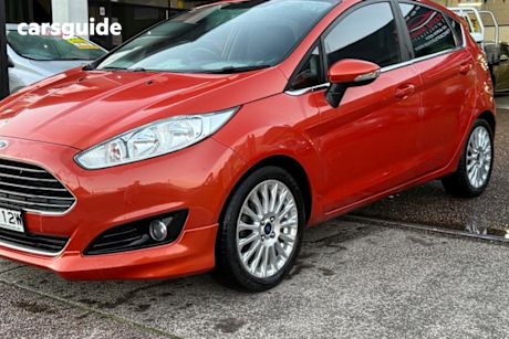Orange 2015 Ford Fiesta Hatchback Sport