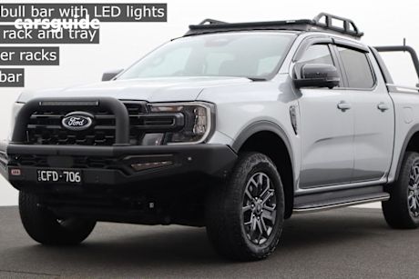 Silver 2022 Ford Ranger Double Cab Pick Up Wildtrak 3.0 (4X4)