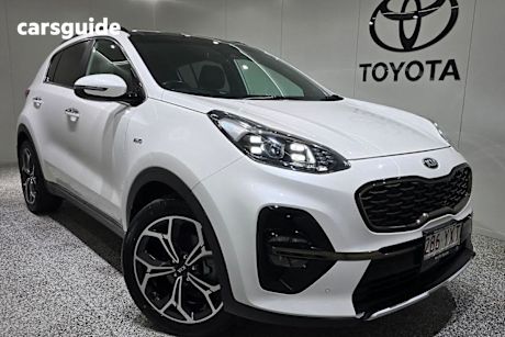 White 2019 Kia Sportage Wagon GT-Line (awd)