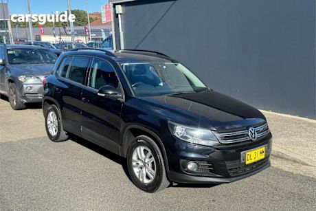 Black 2012 Volkswagen Tiguan Wagon 103 TDI