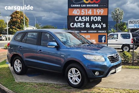 Blue 2011 Hyundai Santa FE Wagon SLX Crdi (4X4)