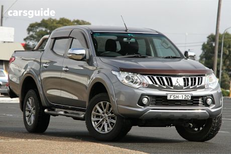 Grey 2016 Mitsubishi Triton Dual Cab Utility GLS (4X4)
