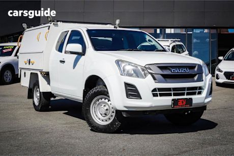 White 2018 Isuzu D-MAX Space Cab Utility SX HI-Ride (4X2)