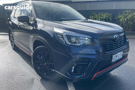 Blue 2021 Subaru Forester Wagon 2.5I Sport (awd)