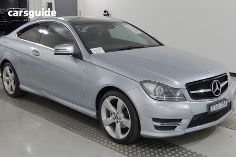 Silver 2014 Mercedes-Benz C180 Coupe