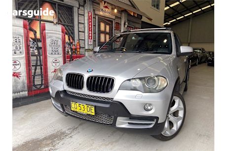 Silver 2007 BMW X5 Wagon D 4X4
