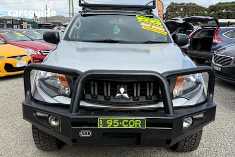 Silver 2016 Mitsubishi Triton Ute Tray GLX PLUS (4x4) MQ MY16 UPGRADE