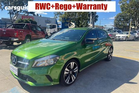 Green 2017 Mercedes-Benz A180 Hatchback