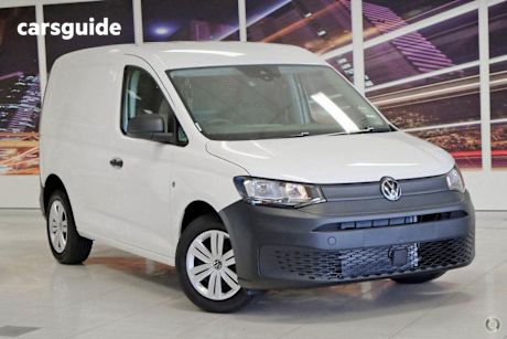 White 2025 Volkswagen Caddy Commercial TSI220 F
