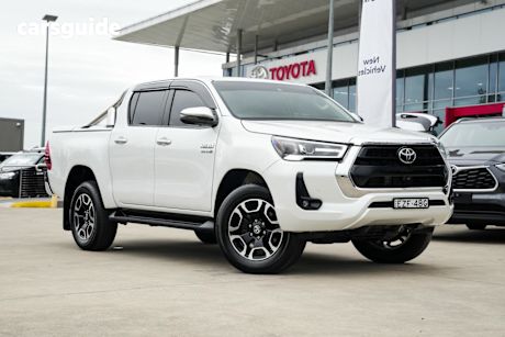White 2023 Toyota Hilux Double Cab Pick Up SR5 HI-Rider (4X2)