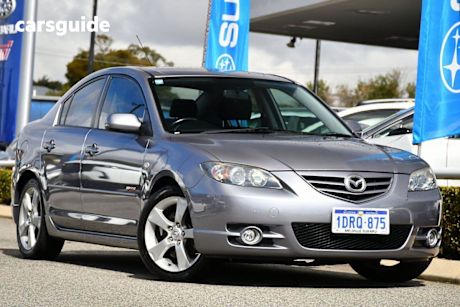 Grey 2005 Mazda Mazda3 Sedan SP23 F