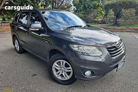 Grey 2010 Hyundai Santa FE Wagon SLX Crdi (4X4)