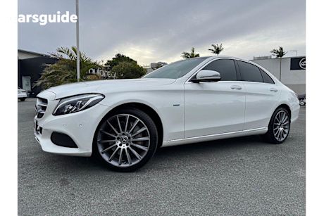 White 2017 Mercedes-Benz C-CLASS Sedan C350 E R