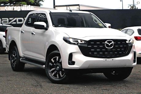White 2025 Mazda BT-50 Ute Tray XTR R