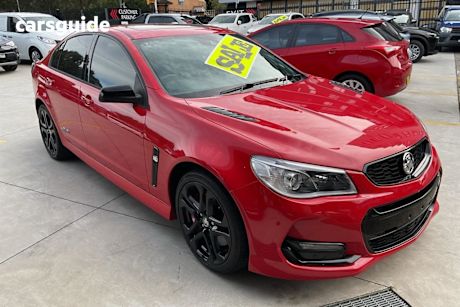 Red 2017 Holden Commodore Sedan SS-V Redline