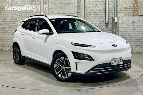White 2022 Hyundai Kona Wagon Elite Electric EXT Range