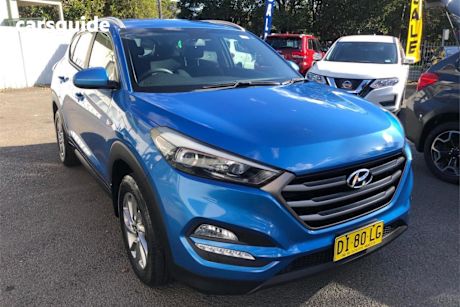 Blue 2016 Hyundai Tucson Wagon Active (fwd)