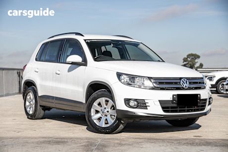 White 2014 Volkswagen Tiguan Wagon 132 TSI Pacific