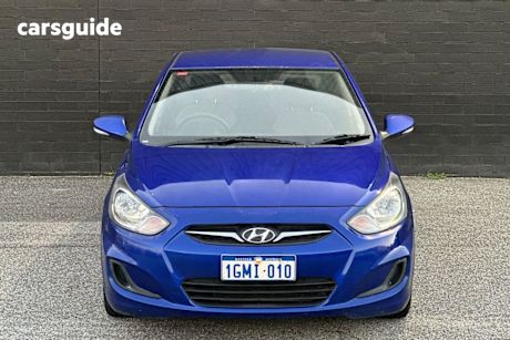 Blue 2012 Hyundai Accent Sedan ACTIVE RB