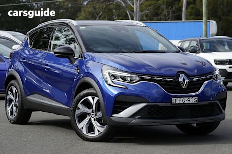 Blue 2022 Renault Captur Wagon R.s. Line