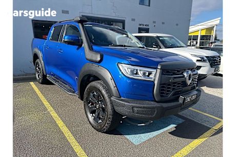Blue 2023 GWM UTE Ute Tray CANNON XSR 4X4