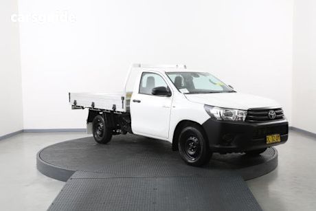 White 2024 Toyota Hilux Cab Chassis Workmate (4X2)