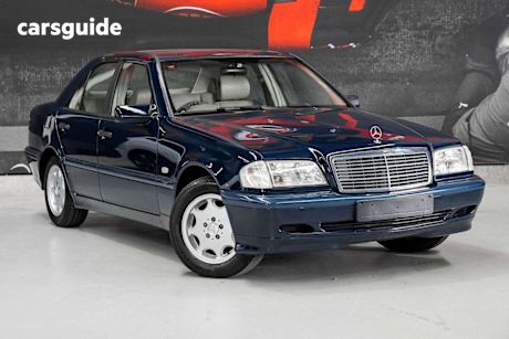 Blue 1999 Mercedes-Benz C-CLASS Sedan C180 CLASSIC R