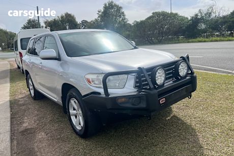 Silver 2010 Toyota Kluger Wagon KX-R (4X4) 5 Seat
