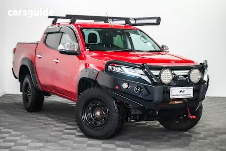 Red 2022 Mitsubishi Triton Double Cab Pick Up GLS (4X4)