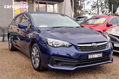 Blue 2021 Subaru Impreza Hatchback 2.0I (awd)