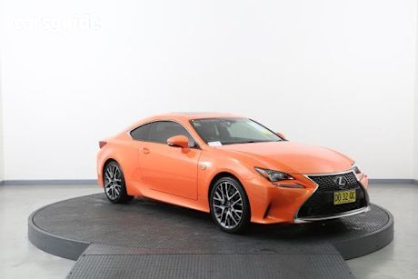 Orange 2016 Lexus RC350 Coupe F Sport