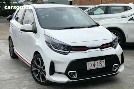 White 2021 Kia Picanto Hatchback GT-Line (pe)