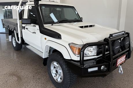 White 2020 Toyota Landcruiser 70 Series Cab Chassis GXL