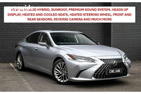 Silver 2023 Lexus ES Sedan ES300H SPORTS LUXURY F