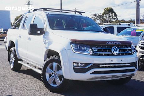 White 2018 Volkswagen Amarok Dual Cab Utility V6 TDI 550 Highline