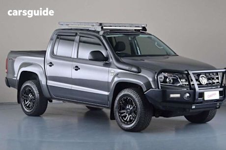 Grey 2020 Volkswagen Amarok Dual Cab Utility TDI550 Core 4Motion (4X4)