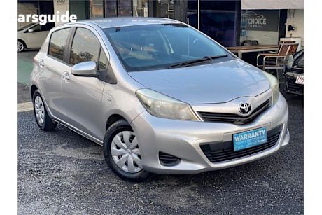 Silver 2011 Toyota Yaris Hatch YR F