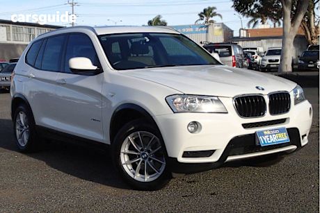 White 2011 BMW X3 Wagon Xdrive 20D