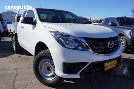 White 2019 Mazda BT-50 Freestyle Cab Chassis XT (4X2) (5YR)