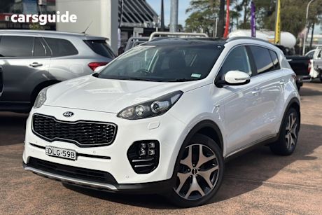 White 2016 Kia Sportage Wagon Platinum (awd)