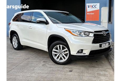 White 2016 Toyota Kluger SUV GX 4WD